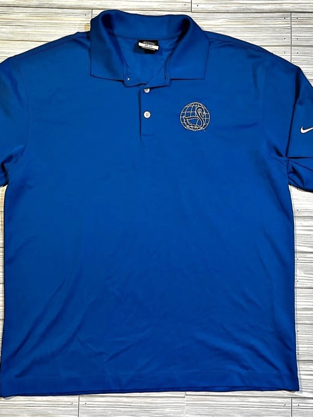 Nike Men's Blue Polo Size Large